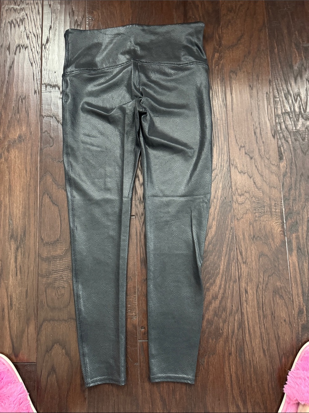 SPANX Faux Leather Black Leggings - Picture 4 of 4